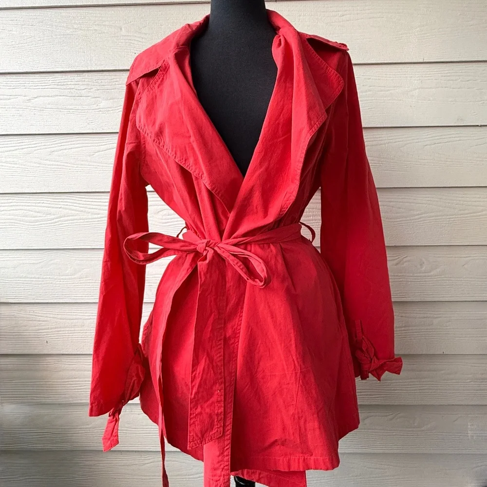 Forever 21 |‎ Red Trench Coat | Size 2XL | NWT